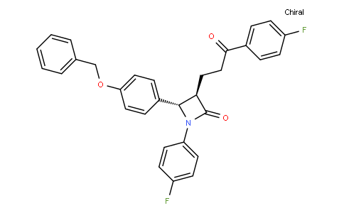 (3R,4S)-4-[4-(Benzyloxy)phenyl]-1-(4-fluorophenyl)-3-[3-(4-fluorophenyl)-3-oxopropyl]azetidin-2-one