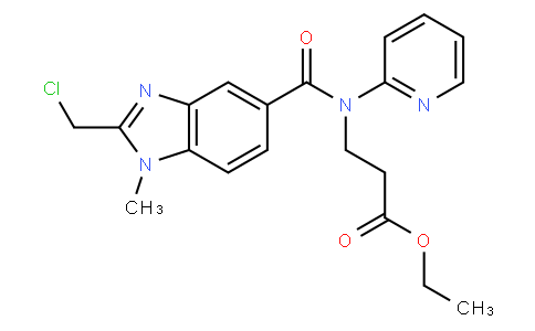 ethyl 3-(2-(chloroMethyl)-1-Methyl-N-(pyridin-2-yl)-1H-benzo[d]iMidazole-5-carboxaMido)propanoate