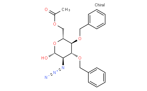2-Azido-2-deoxy-3,4-bis-O-(phenylmethyl)-beta-D-glucopyranose 6-acetate