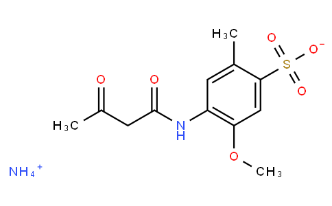 3-Acetoacetylamino-4-methoxytoluene-6-sulfonic acid ammonium salt