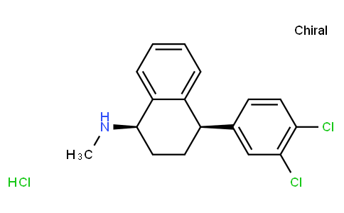 cis-N-Methyl-4-(3,4-dichlorophenyl)-1,2,3,4-tetrahydro-1-naphthalenamine hydrochloride