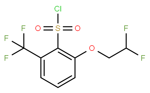 2-(2,2-difluoroethoxy)-6-(trifluoroMethyl)benzene-1-sulfonyl chloride