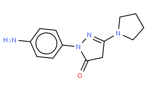 1-(4-氨基苯基)-3-(1-吡咯烷基)-5-吡唑酮