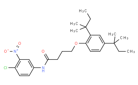 4-(2,4-Bis(tert-pentyl)phenoxy)-N-(4-chloro-3-nitrophenyl)butyramide