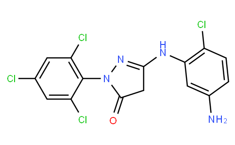 1-(2',4',6'-Trichlorophenyl)-3-(2'-chloro-5'-aminoanilino)-5-pyrazolone