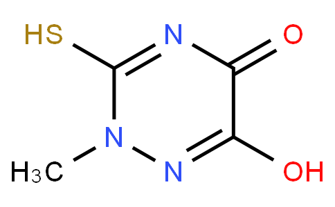 3-MERCAPTO-2-METHYL-5-OXO-6-HYDROXY-1,2,4-TRIAZINE