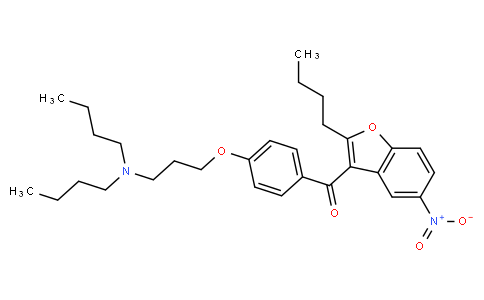 (2-butyl-5-nitro-3-benzofuranyl)[4-[3-(dibutylamino)propoxy]phenyl]-methanone