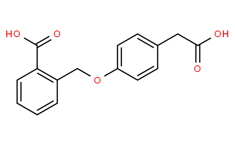 4-[(2-carboxyphenyl)methoxy]benzeneacetic acid
