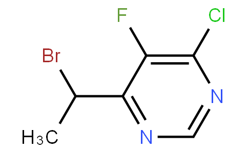 4-(1-Bromoethyl)-6-chloro-5-fluoropyrimidine