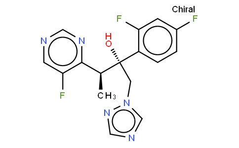 (2R,3S)-2-(2,4-difluorophenyl)-3-(5-fluoropyrimidin-4-yl)-1-(1H-1,2,4-triazol-1-yl)butan-2-ol L(-)-camphorsulfonate