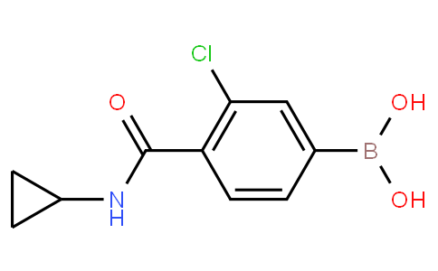 3-CHLORO-4-(CYCLOPROPYLCARBAMOYL)PHENYLBORONIC ACID