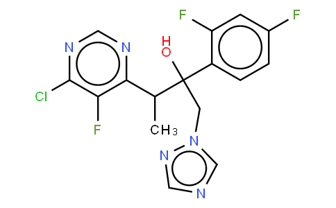 (2R,3S/2S,3R)-3-(4-Chloro-5-fluoro-6-pyrimidinyl)-2-(2,4-difluorophenyl)butan-2-ol hydrochloride