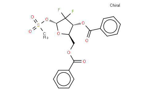 2-Deoxy-2,2-difluoro-D-ribofuranose-3,5-dibenzoate-1-methanesulfonate