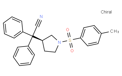 (S)-3-(1-Cyano-1,1-diphenylmethyl)-1-tosylpyrrolidine