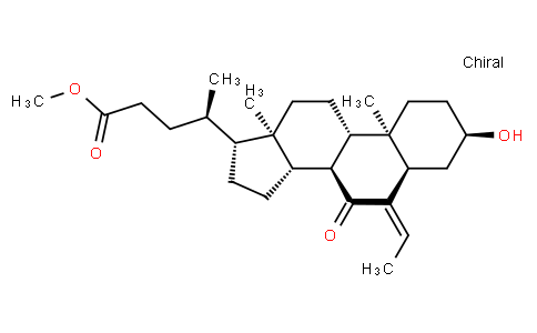 (E/Z)-3α-hydroxy-6-ethylidene-7-keto-5β-cholan-24-oic acid Methyl ester