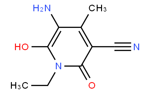 3-Pyridinecarbonitrile, 5-amino-1-ethyl-1,2-dihydro-6-hydroxy-4-methyl-2-oxo-