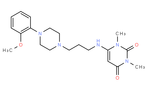 6-[[3-[4-(2-Methoxyphenyl)-1-piperazinyl]propyl]amino]-1,3-dimethyluracil