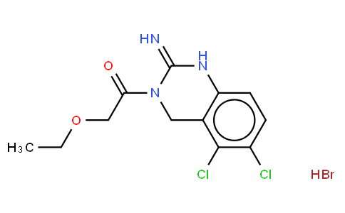 5,6-二氯-3,4-二氢-2(1H)-亚胺喹唑啉-3-乙酸乙酯氢溴酸盐