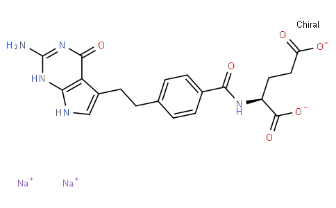 N-[4-[2-(2-Amino-4,7-dihydro-4-oxo-1H-pyrrolo[2,3-d]pyrimidin-5-yl)ethyl]benzoyl]-L-glutamic acid disodium salt