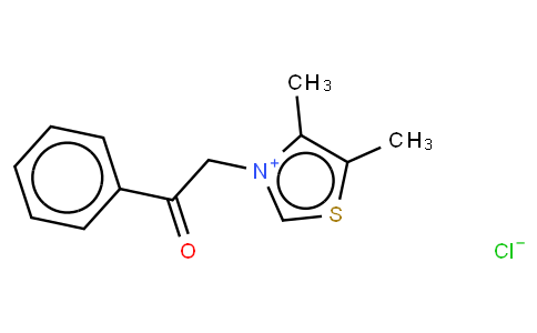 4,5-二甲基-3-(2-氧代-2-苯基乙基)噻唑?氯化物