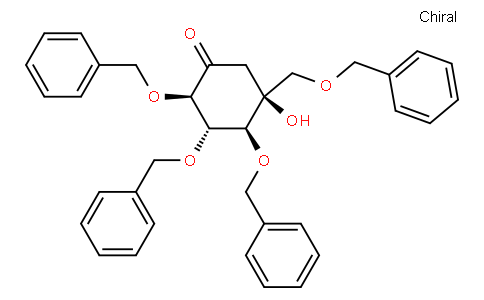 (2R,3S,4S,5S)-5-Hydroxy-2,3,4-tris(phenylmethoxy)-5-[(phenylmethoxy)methyl]-cyclohexanone