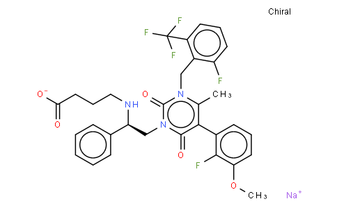 Elagolix sodium