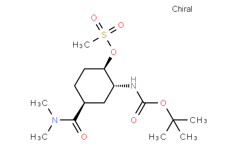 (1R,2R,4S)-2-[(tert-butoxycarbonyl)aMino]-4-[(diMethylaMino)carbonyl]cyclohexyl Methanesulfonate
