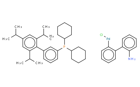 Chloro(2-dicyclohexylphosphino-2',4',6'-triisopropyl-1,1'-biphenyl)[2-(2'-amino-1,1'-biphenyl)]palladium(II)