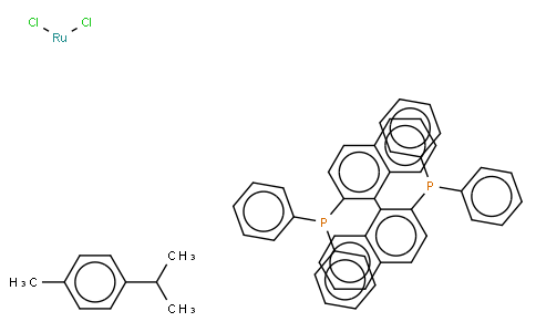 氯代[(S)-(-)-2,2-二(二苯基膦)-1,1-联萘](p-伞花素)氯化钌(II)