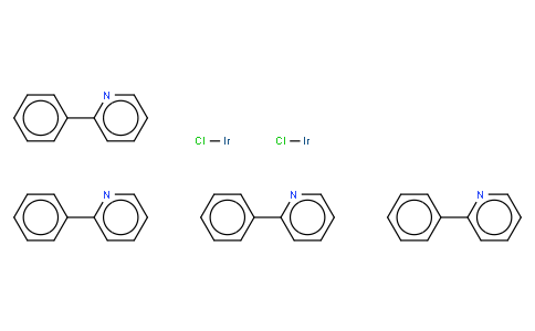 Dichlorotetrakis(2-(2-pyridinyl)phenyl)diiridium(III)