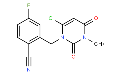 2-((6-chloro-3-Methyl-2,4-dioxo-3,4-dihydropyriMidin-1(2H)-yl)Methyl)-4-fluorobenzonitrile