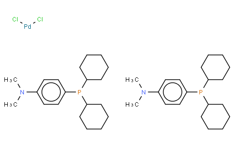 Bis[(dicyclohexyl)(4-diMethylaMinophenyl)phosphine] palladiuM(II) chloride, (A-caPhos)2PdCl2