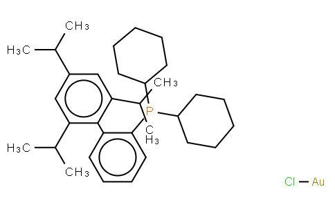 Chloro[2-dicyclohexyl(2′,4′,6′-trisopropylbiphenyl)phosphine]gold(I)