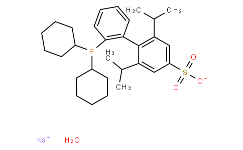 2'-Dicyclohexylphosphino-2,6-di-i-propyl-4-sulfonato-1,1'-biphenyl hydrate sodiuM salt