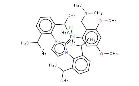 Chloro[[1,3-bis(2,6-diisopropylphenyl)imidazol-2-ylidene](N,N-dimethyl-3,5-dimethoxybenzylamine)palladium(II)]