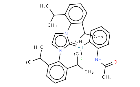 [[1,3-双(2,6-二异丙苯基)咪唑-2-亚基](乙酰苯胺)氯化钯(Ⅱ)](该产品不能在美国境内销售)