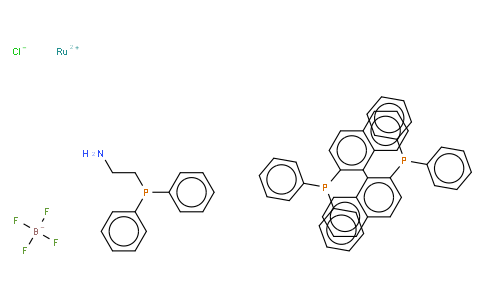 Chloro[(R)-2,2'-bis(diphenylphosphino)-1,1'-binaphthyl][2-(diphenylphosphino)ethanamine]ruthenium(II) tetrafluoroborate, min. 97%