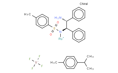{[(1R,2R)-2-amino-1,2-diphenylethyl](4-toluenesulfonyl)amido}(p-cymene)ruthenium(II) tetrafluoroborate, min. 97%