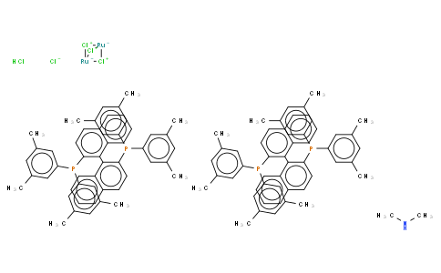 Dimethylammoniumdichlorotri(μ-chloro)bis{(S)-(-)-2,2'-bis[di(3,5-xylyl)phosphino]-1,1'-binaphthyl}diruthenate(II)[NH2Me2][{RuCl((S)-xylbinap)}2 (μ-Cl)3]