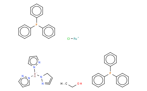 氯[氢三(吡唑-1-基)硼酸根]双(三苯基膦)钌(II)乙醇加合物