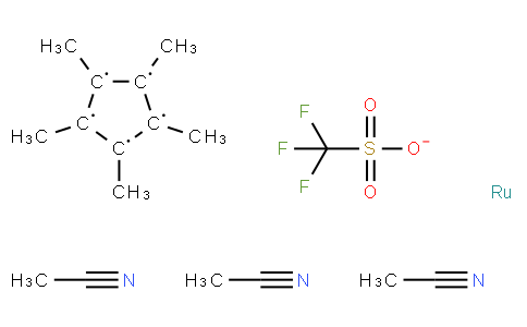 TRIS(ACETONITRILE)PENTAMETHYLCYCLOPENTADIENYLRUTHENIUM (II) TRIFLUOROMETHANESULFONATE