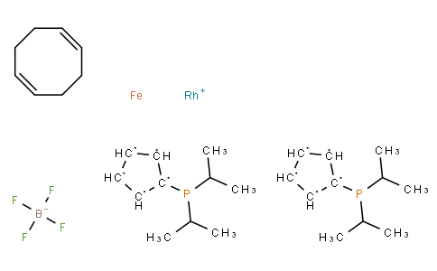 1,1'-二(二-i-丙基膦基)二茂铁(1,5-环辛二烯)铑(I)四氟硼酸