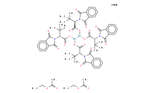 DIRHODIUM TETRAKIS[N-PHTHALOYL-(R)-TERT-LEUCINATE] BIS(ETHYL ACETATE) ADDUCT