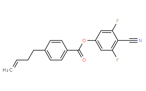 Benzoic acid, 4-(3-buten-1-yl)-, 4-cyano-3,5-difluorophenyl ester