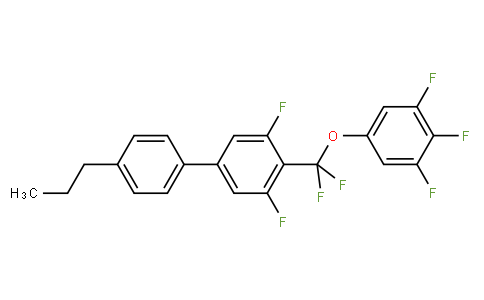 4-[Difluoro(3,4,5-trifluorophenoxy)methyl]-4′-propyl-3,5-difluoro-1,1′-biphenyl