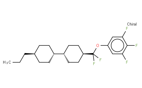 5-[Difluoro[(trans,trans)-4′-propyl[1,1′-bicyclohexyl]-4-yl]methoxy]-1,2,3-trifluorobenzene