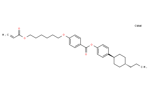 Benzoic acid, 4-[[6-[(1-oxo-2-propen-1-yl)oxy]hexyl]oxy]-, 4-(trans-4-propylcyclohexyl)phenyl ester