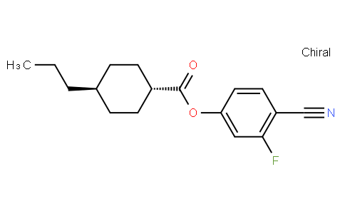 Cyclohexanecarboxylic acid, 4-propyl-, 4-cyano-3-fluorophenyl ester, trans-