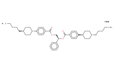 Benzoic acid, 4-(trans-4-pentylcyclohexyl)-, 1,1'-[(1S)-1-phenyl-1,2-ethanediyl] ester