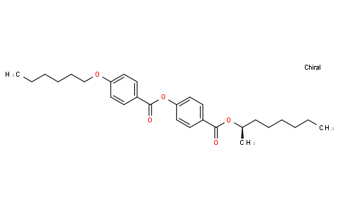 4-(hexyloxy)benzoic acid, 4-[[[(1R)-1-methylheptyl]oxy]carbonyl]phenyl ester